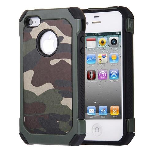 Outdoor Case f�r Apple iPhone 4 4S TPU Hybrid Camouflage