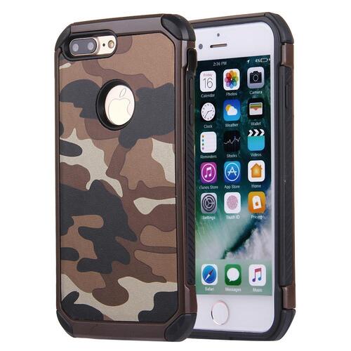 Outdoor Case f�r Apple iPhone 8 PLUS 7 PLUS TPU Hybrid Tarn Camouflage 