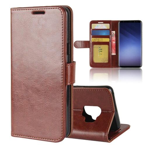 Wallet Case f�r Samsung Galaxy S9 G960 Crazy Horse Card Slot