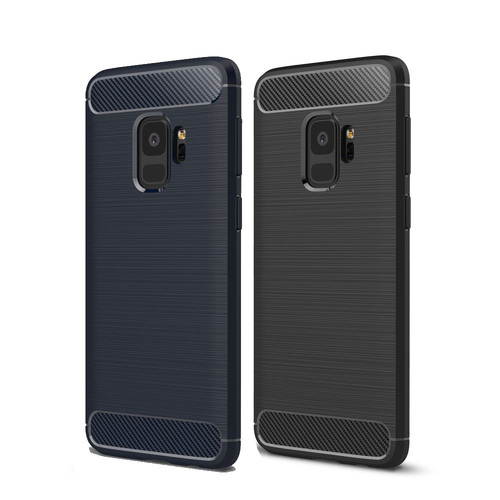 TPU Case f�r Samsung Galaxy S9 G960 Carbon Skin Brushed