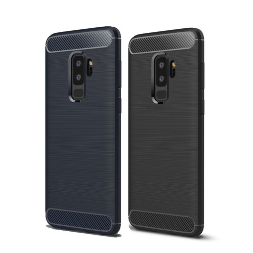 TPU Case f�r Samsung Galaxy S9 PLUS G965 Carbon Skin Brushed