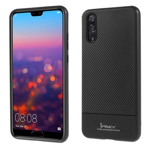 IPAKY TPU Case f�r Huawei P20 Carbon Fiber Muster