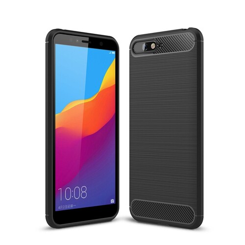 TPU Case f�r Huawei Y6 (2018) Carbon Skin Brushed
