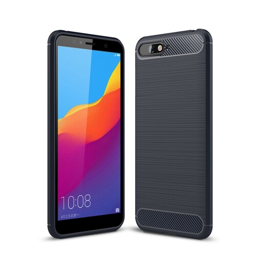 TPU Case f�r Huawei Y6 (2018) Carbon Skin Brushed 