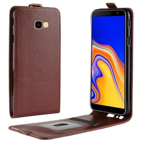 Flip Case f�r Samsung Galaxy J4+ (2018) Crazy Horse Card Slot