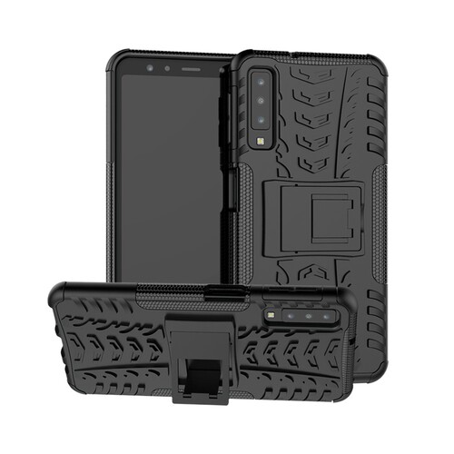 Outdoor Case f�r Samsung Galaxy A7 (2018) Tire Rutschfest Kickstand