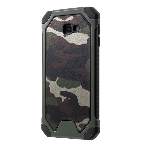Outdoor Case f�r Samsung Galaxy J4+ (2018) TPU Hybrid Camouflage