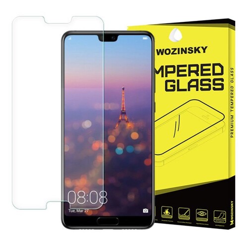 WOZINSKY Schutzglas Folie Tempered Glass Screen Protector 9H f�r Huawei P20 Pro