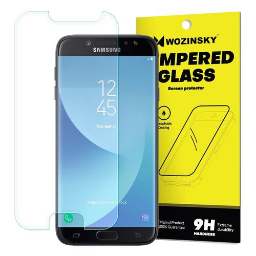 WOZINSKY Schutzglas Folie Tempered Glass Protector f�r Samsung Galaxy J7 2017