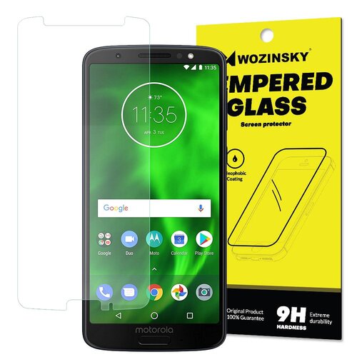 WOZINSKY Schutzglas Folie Tempered Glass Screen Protector fr Motorola Moto G6