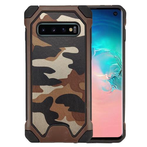 Outdoor Case f�r Samsung Galaxy S10 TPU Hybrid Camouflage 
