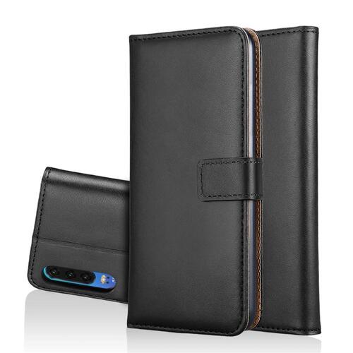 Wallet Case fr Huawei P30 Genuine Split Echt Leder Tasche