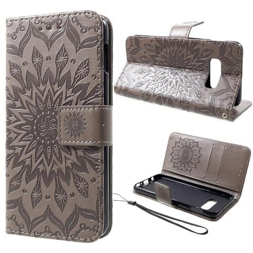Wallet Case f�r Samsung Galaxy S10e Sunflower Mandala Motiv