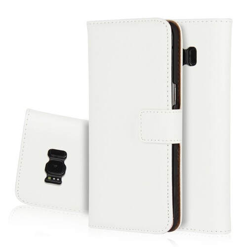 Wallet Case f�r Samsung Galaxy S8+ PLUS Genuine Split Echt Leder Tasche