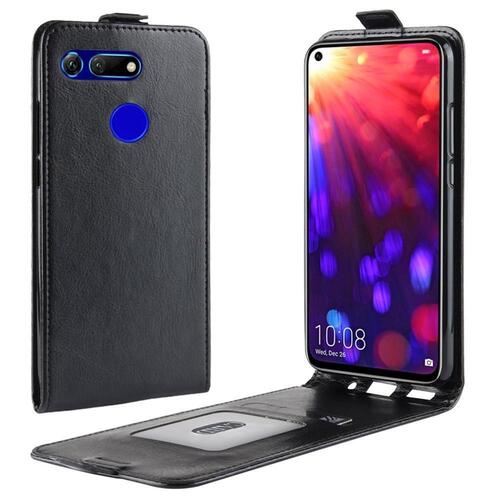 Flip Case f�r Huawei Honor View 20 Crazy Horse Handy Tasche Card Slot