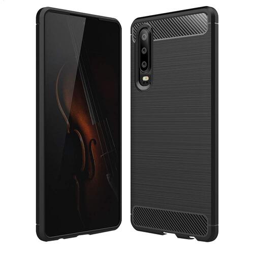 TPU Case f�r Huawei P30 Carbon Skin Brushed H�lle
