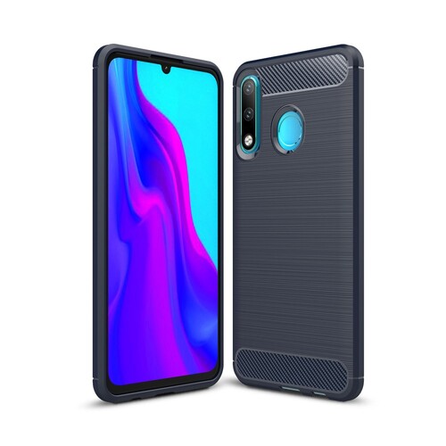 TPU Case f�r Huawei P30 LITE Carbon Skin Brushed H�lle