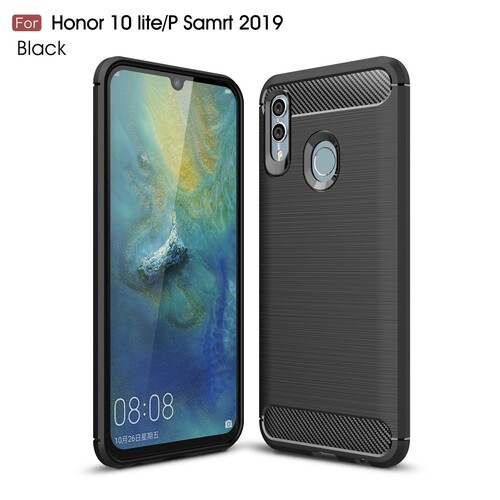 TPU Case f�r Huawei P SMART 2019 Carbon Skin Brushed H�lle