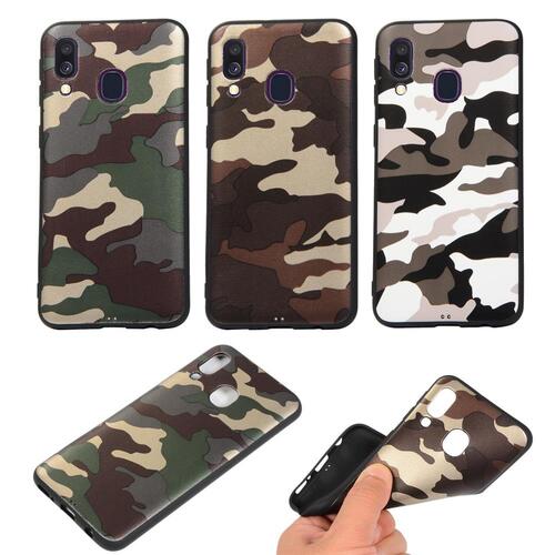 TPU Case f�r Samsung Galaxy A40 Camouflage Muster Flexi Handyh�lle