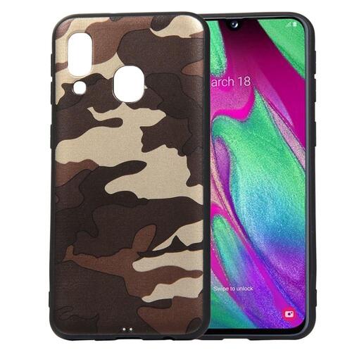 TPU Case f�r Samsung Galaxy A40 Camouflage Muster Flexi Handyh�lle 