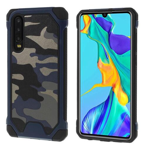 Outdoor Case f�r Huawei P30 TPU Hybrid Camouflage Schutzh�lle 