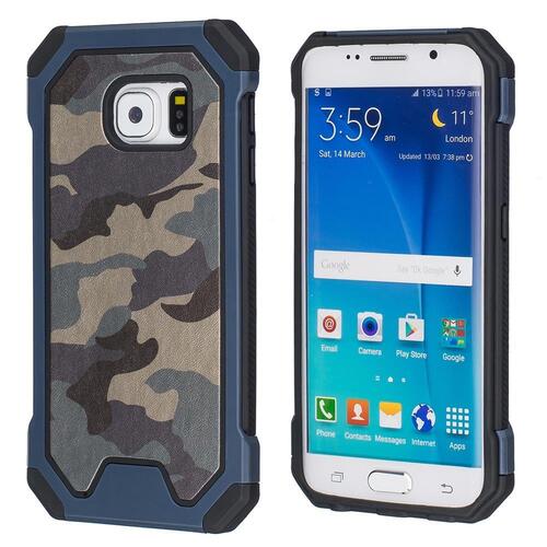 Outdoor Case f�r Samsung Galaxy S6 Edge TPU Hybrid Camouflage