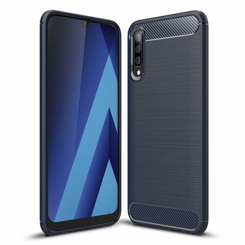 TPU Case f�r Samsung Galaxy A50 Carbon Skin Brushed H�lle