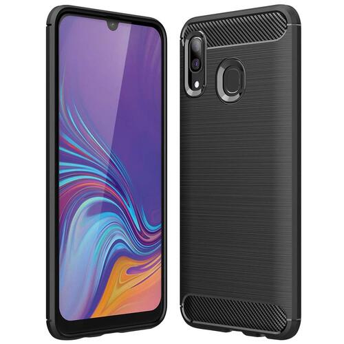 TPU Case f�r Samsung Galaxy A20e Carbon Skin Brushed H�lle