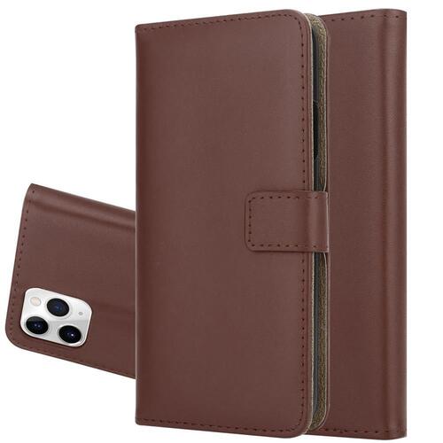 Wallet Case f�r Apple iPhone 11 PRO Genuine Split Echt Leder Handy Tasche
