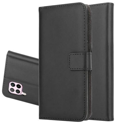 Wallet Case f�r Huawei P40 LITE Genuine Split Echt Leder Handy Tasche