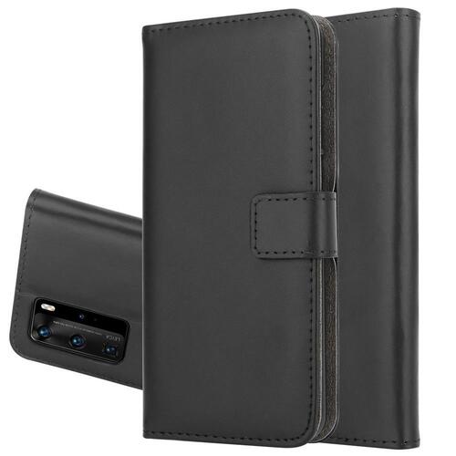 Wallet Case f�r Huawei P40 PRO Genuine Split Echt Leder Handy Tasche
