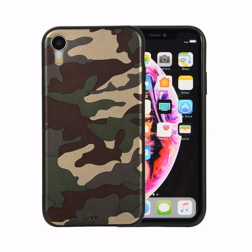 TPU Case f�r Apple iPhone XR Camouflage Muster Flexi Handyh�lle