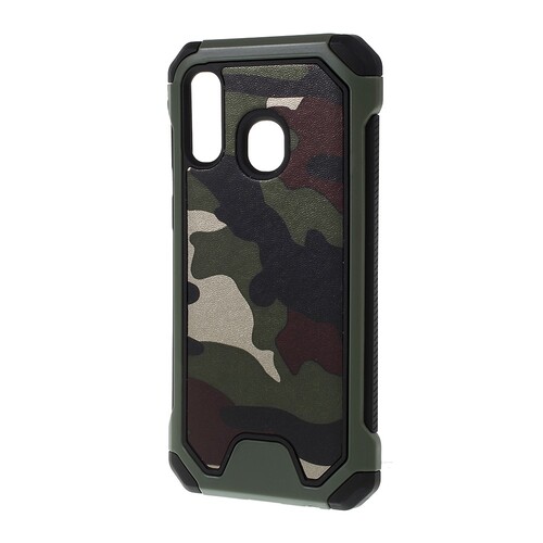 Outdoor Case f�r Samsung Galaxy A40 TPU Hybrid Camouflage
