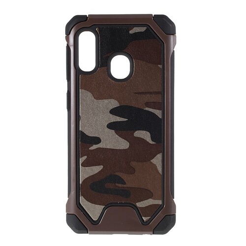 Outdoor Case f�r Samsung Galaxy A20e TPU Hybrid Camouflage