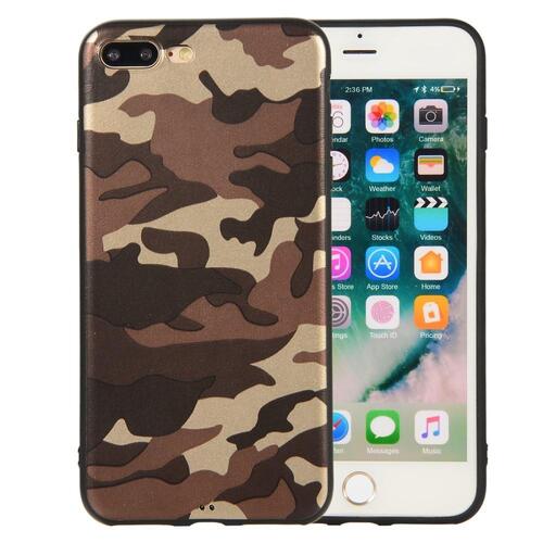 TPU Case f�r Apple iPhone 8 PLUS 7 PLUS Camouflage Muster Flexi Handyh�lle 