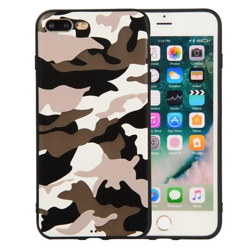 TPU Case f�r Apple iPhone 8 PLUS 7 PLUS Camouflage Muster Flexi Handyh�lle 