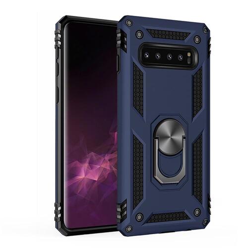 Outdoor Case f�r Samsung Galaxy S10+ TPU Hybrid Sergeant Armor Metall Ring H�lle