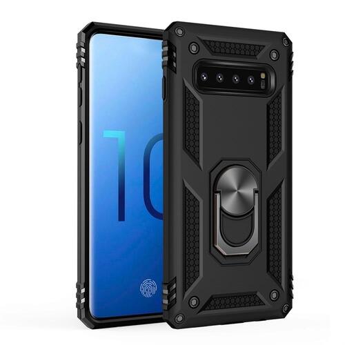 Outdoor Case f�r Samsung Galaxy S10 TPU Hybrid Sergeant Armor Metall Ring H�lle