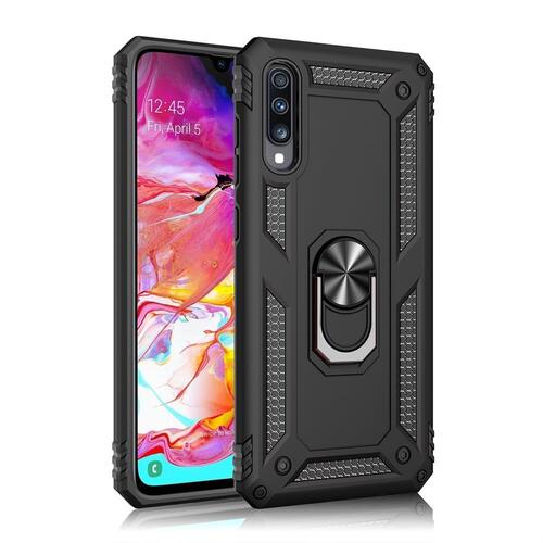 Outdoor Case f�r Samsung Galaxy A70 TPU Hybrid Sergeant Armor Metall Ring H�lle