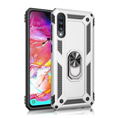Outdoor Case f�r Samsung Galaxy A70 TPU Hybrid Sergeant Armor Metall Ring H�lle