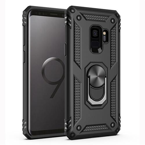 Outdoor Case f�r Samsung Galaxy S9 TPU Hybrid Sergeant Armor Metall Ring H�lle