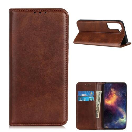 Wallet Case f�r Samsung Galaxy S21 Echt Leder Magnet Handy Tasche Schutz H�lle