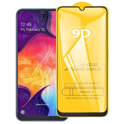 Schutzglas f�r SAMSUNG GALAXY A40 Full Cover Curved Tempered Glass Schutzfolie
