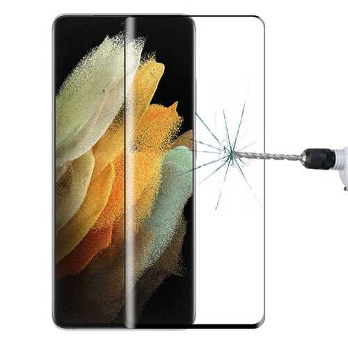Schutzglas f�r SAMSUNG GALAXY S21 ULTRA Full Cover Full Glue Curved Tempered