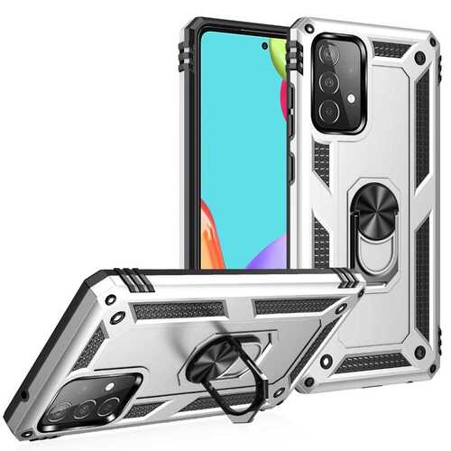 Outdoor Case f�r SAMSUNG GALAXY A52 A52s TPU Hybrid Sergeant Armor Ring H�lle