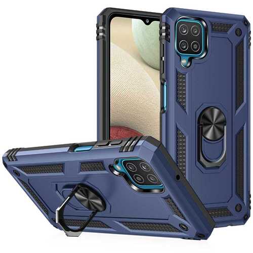 Outdoor Case f�r SAMSUNG GALAXY A12 TPU Hybrid Sergeant Armor Metall Ring H�lle
