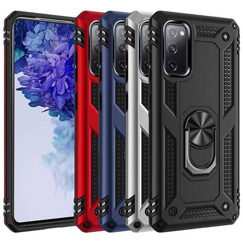 Outdoor Case f�r SAMSUNG GALAXY S20 FE TPU Hybrid Sergeant Armor Ring H�lle