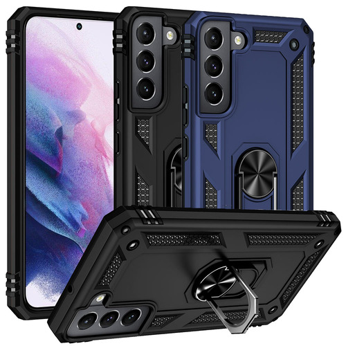 Outdoor Case f�r SAMSUNG GALAXY S22 TPU Hybrid Sergeant Armor Metall Ring H�lle