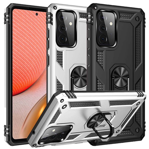 Outdoor Case f�r SAMSUNG GALAXY A72 TPU Hybrid Sergeant Armor Ring H�lle Cover