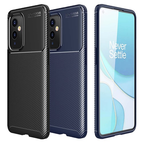 TPU Case f�r ONEPLUS 9 Carbon Fiber Muster Shockproof Texture Schutz H�lle Cover